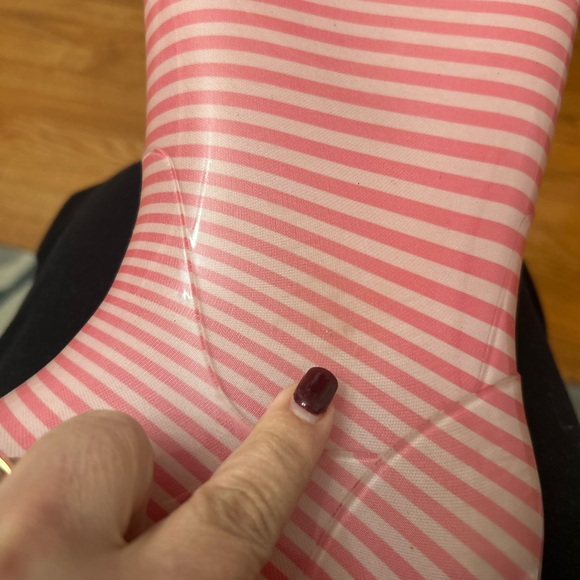 UGG women's size 6 pink striped
Wellington rainboots - Picture 11 of 12